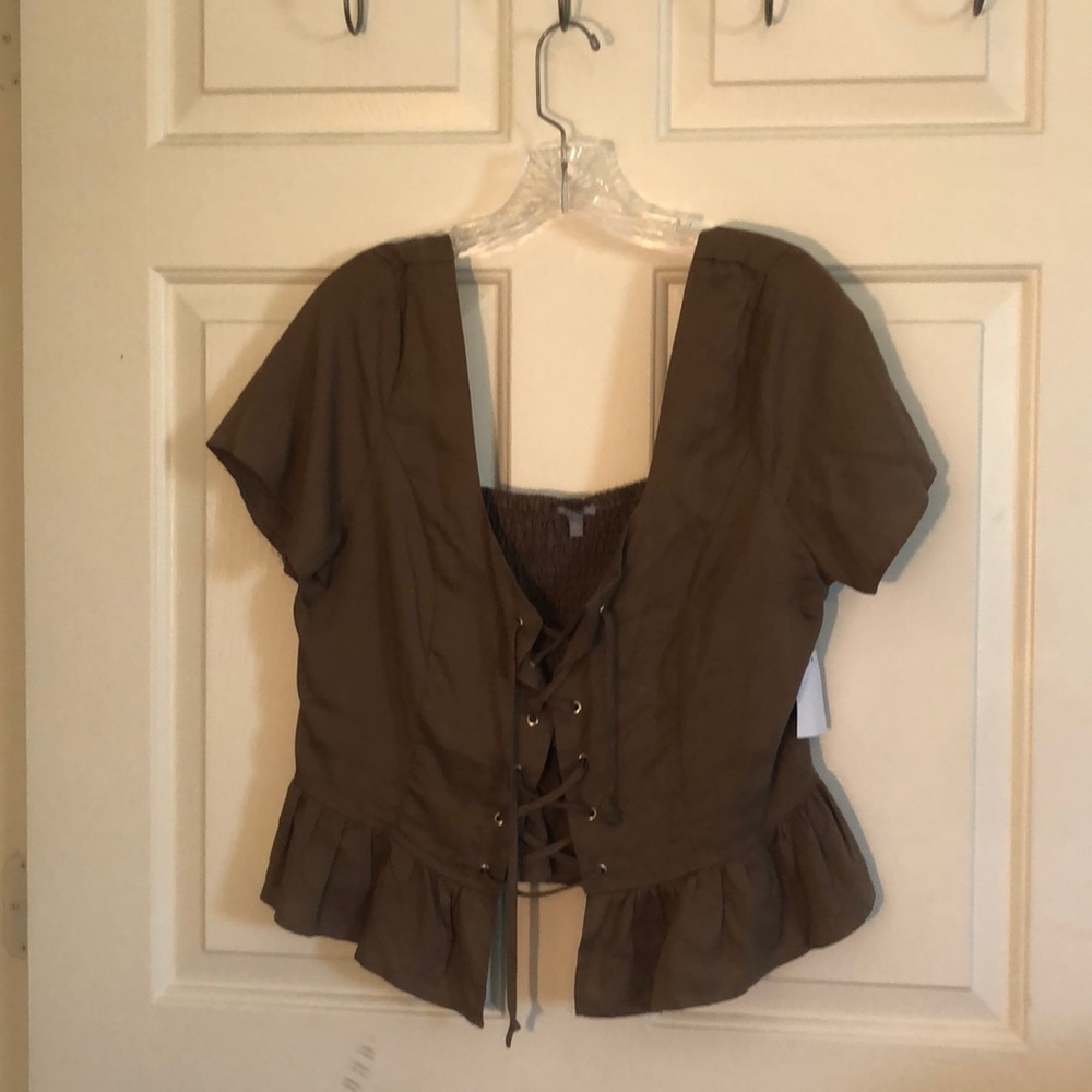 Brown Brassier top